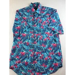 Vineyard Vines Men's Tucker Shirt Medium Floral‎ Print Short Sleeve